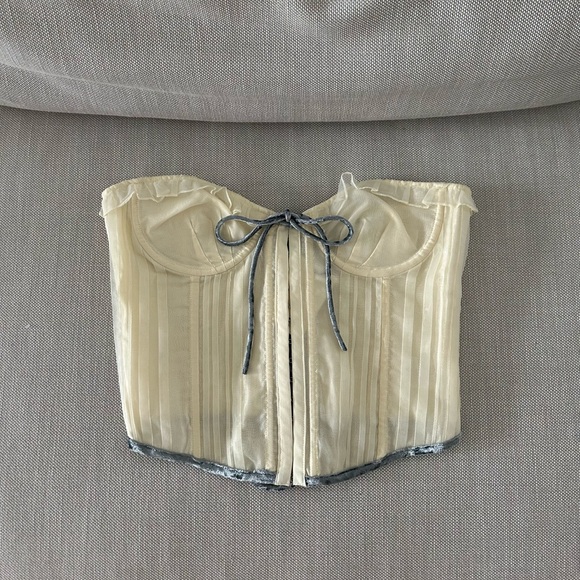 Danielle Guizio Pintuck Corset - Picture 2 of 5